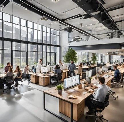 Schall und Rauch Marketing - Fiktives Büro