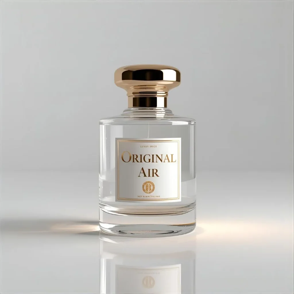 Fallakte Bild eines Luftfurz im Glas mit KI-generiert