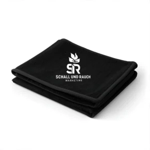 Zielgruppenglaskugel Reinigungstuch Schwarz