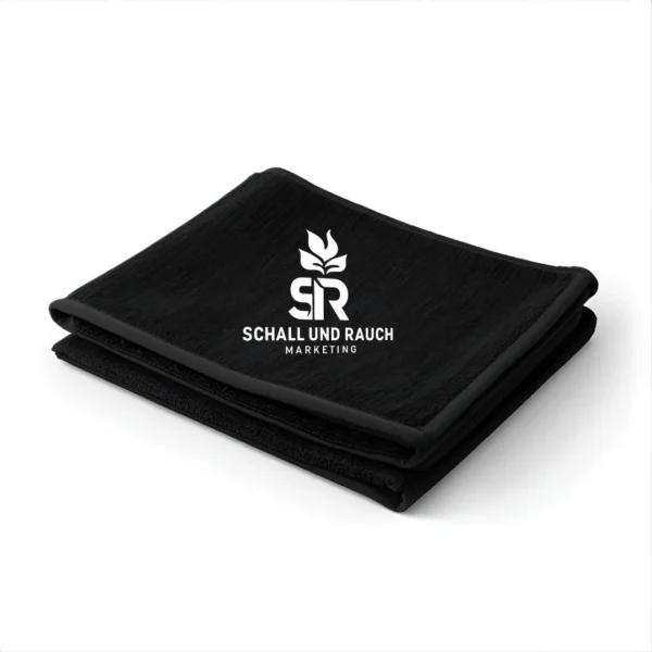 Zielgruppenglaskugel Reinigungstuch Schwarz