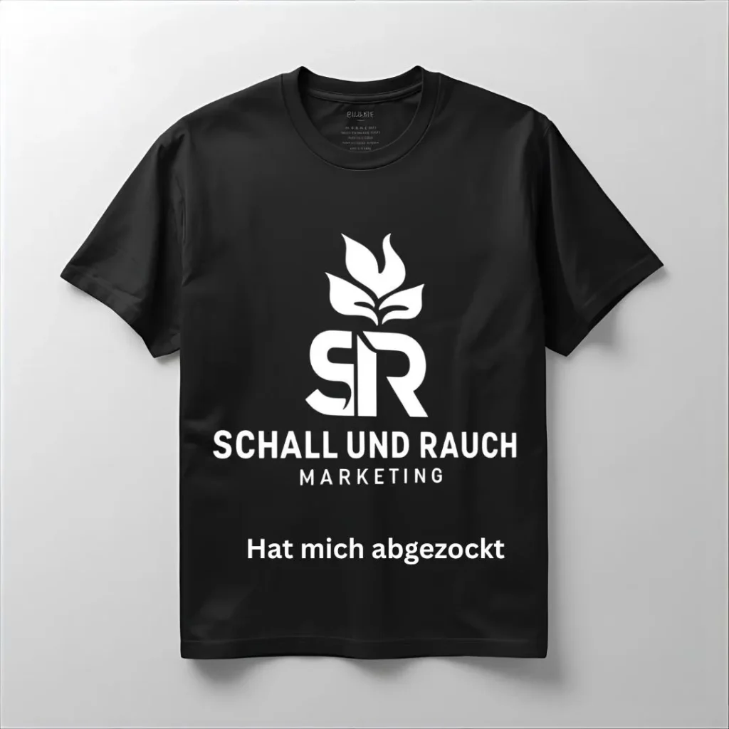 Abgezockt T-Shirt Schwarz