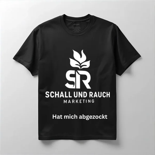 Abgezockt T-Shirt Schwarz