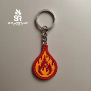 Feuer und Flamme Schlüsselanhänger