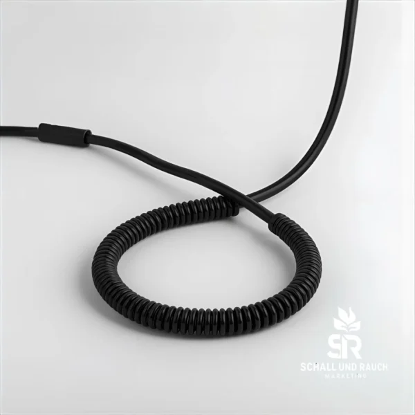 Shorty Verlängerungskabel 0,1 Meter Schwarz