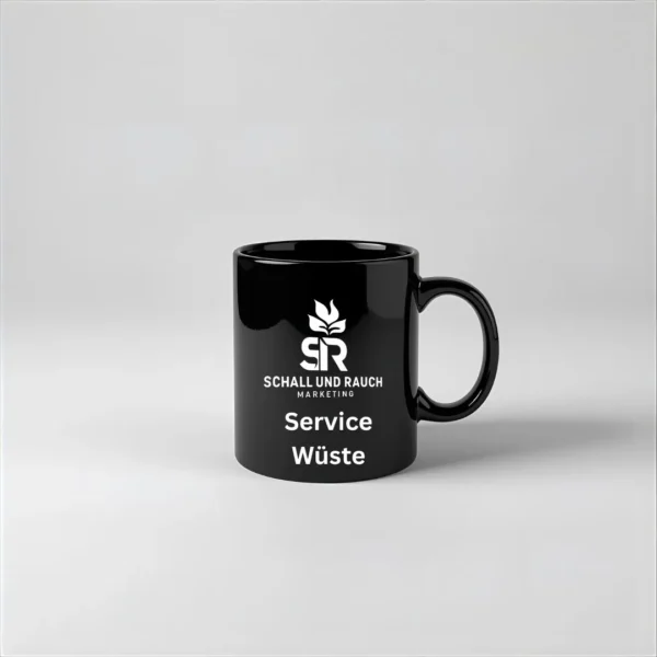 Service Wüste Tasse Schwarz