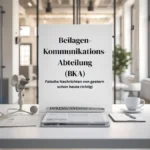 Beilagen-Kommunikations-Abteilung