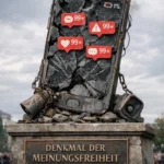A-Sozial Media Plattform: Denkmal der Meinungsfreiheit