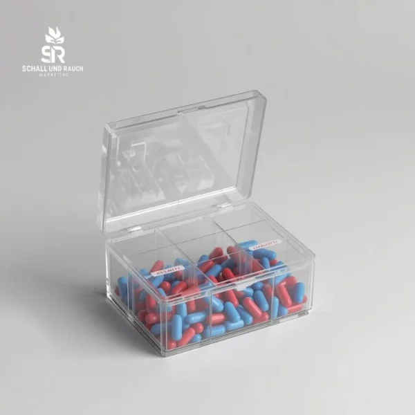 Sortierbox für Social-Media Kapseln