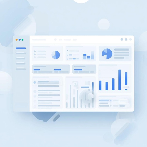 SuR CRM-System Abstraktes Bild mit Canva KI generiert