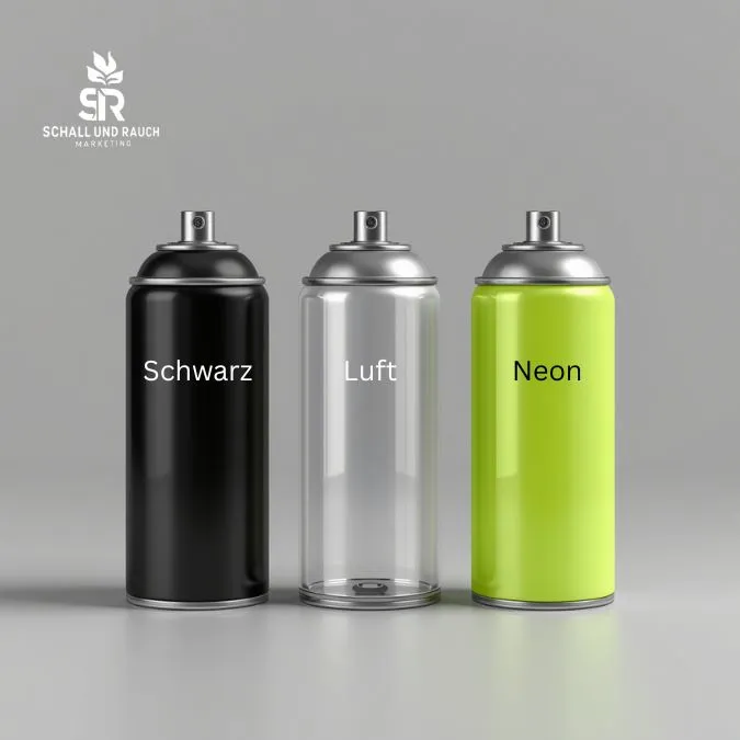 Sprühdosen für Außenwerbung